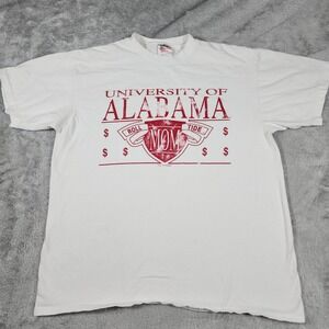 VINTAGE University of Alabama Shirt Mens XL Single‎ Stitch Roll Tide Mom 90s